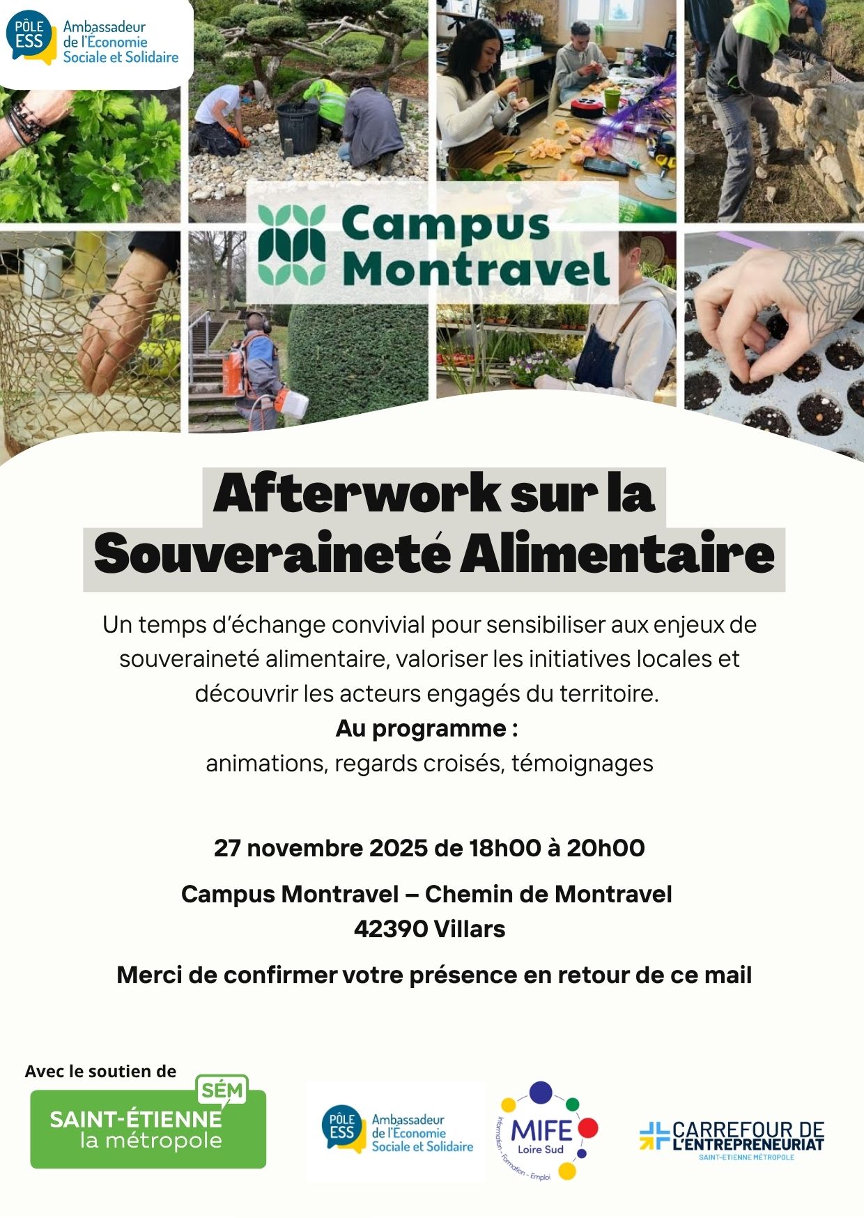 AFTER WORK : Souveraineté Alimentaire & Territoires AFTER WORK : Souveraineté Alimentaire & Territoires