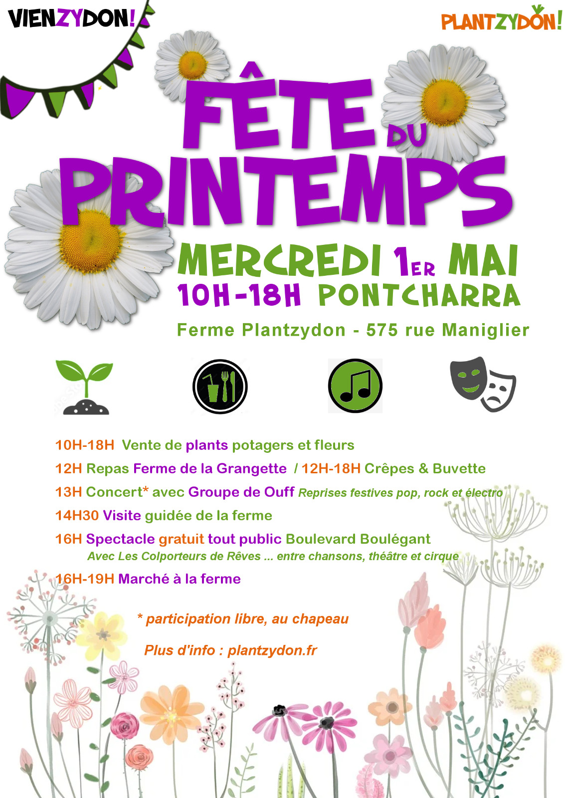 Fête de printemps à Plantzydon
