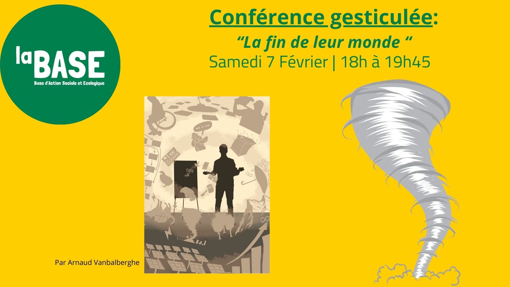 🔥👨🏾‍🔬Conférence gesticulée « La fin de leur monde »👨🏾‍🔬🔥