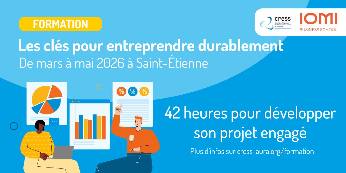 « Les clés pour entreprendre durablement » – Formation CRESS Aura certifiante « Les clés pour entreprendre durablement » – Formation CRESS Aura certifiante