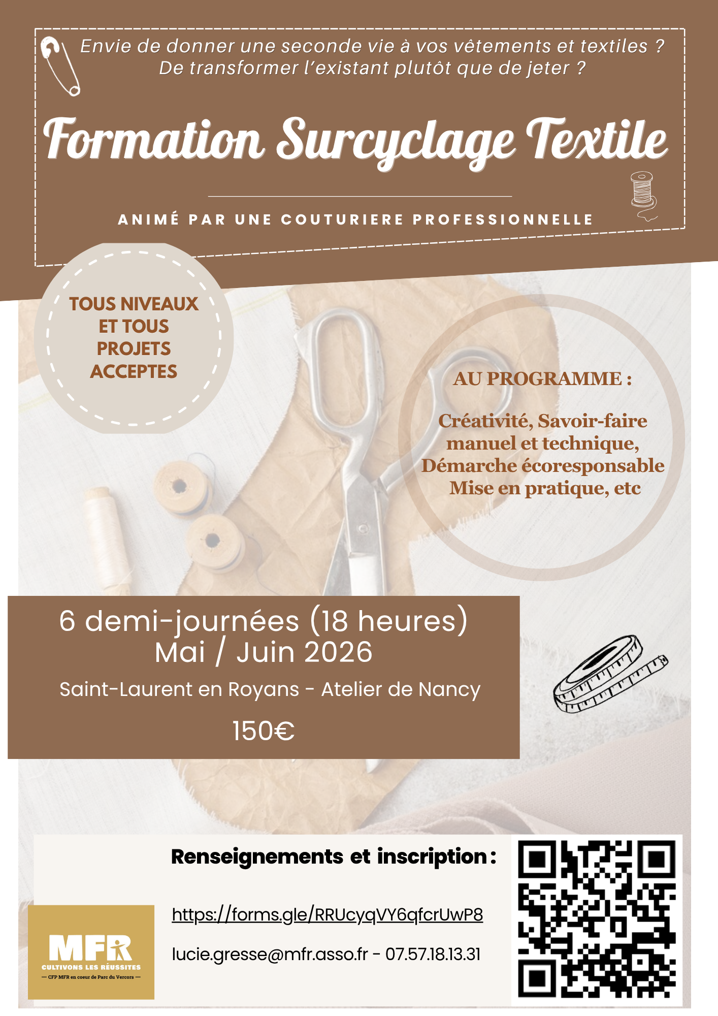 Formation Surcyclage Textile