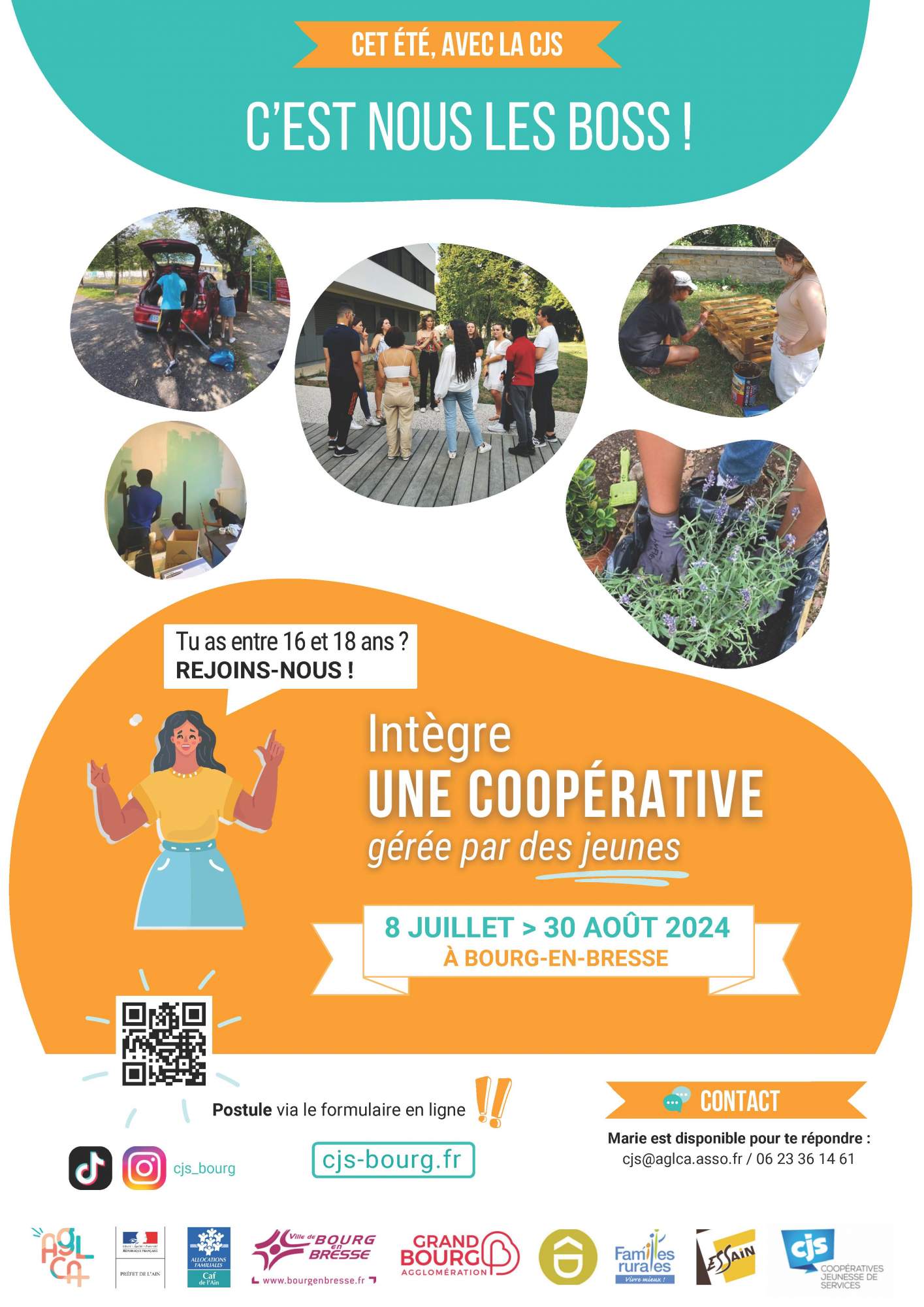 La Coopérative Jeunesse de Services de Bourg-en-Bresse revient cet été ! La Coopérative Jeunesse de Services de Bourg-en-Bresse revient cet été !