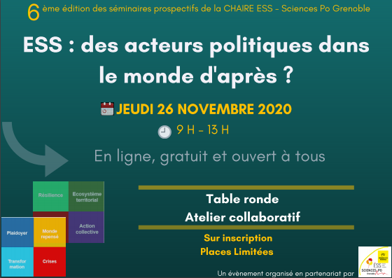 Séminaire Prospectif ESS – édition 2020