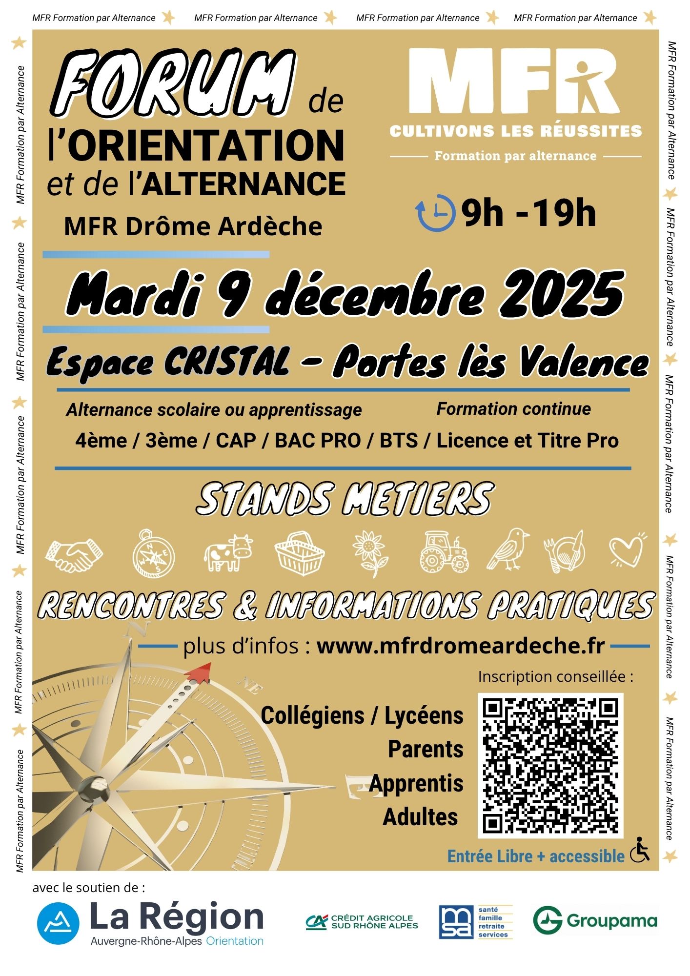 Forum de l&rsquo;Orientation et de l&rsquo;Alternance – MFR Drôme Ardèche