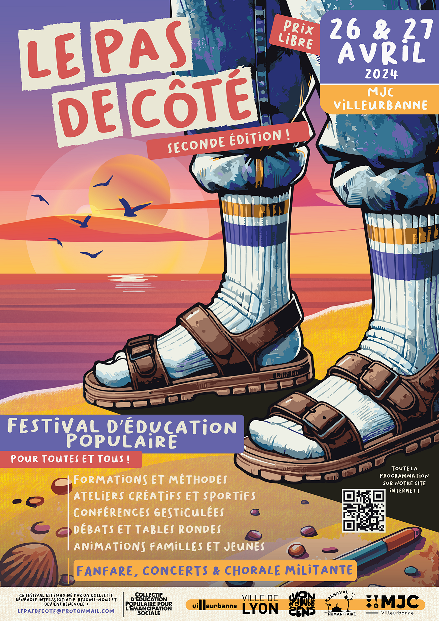 Le Pas de côté : un festival d’éducation populaire à Villeurbanne ! Le Pas de côté : un festival d’éducation populaire à Villeurbanne !