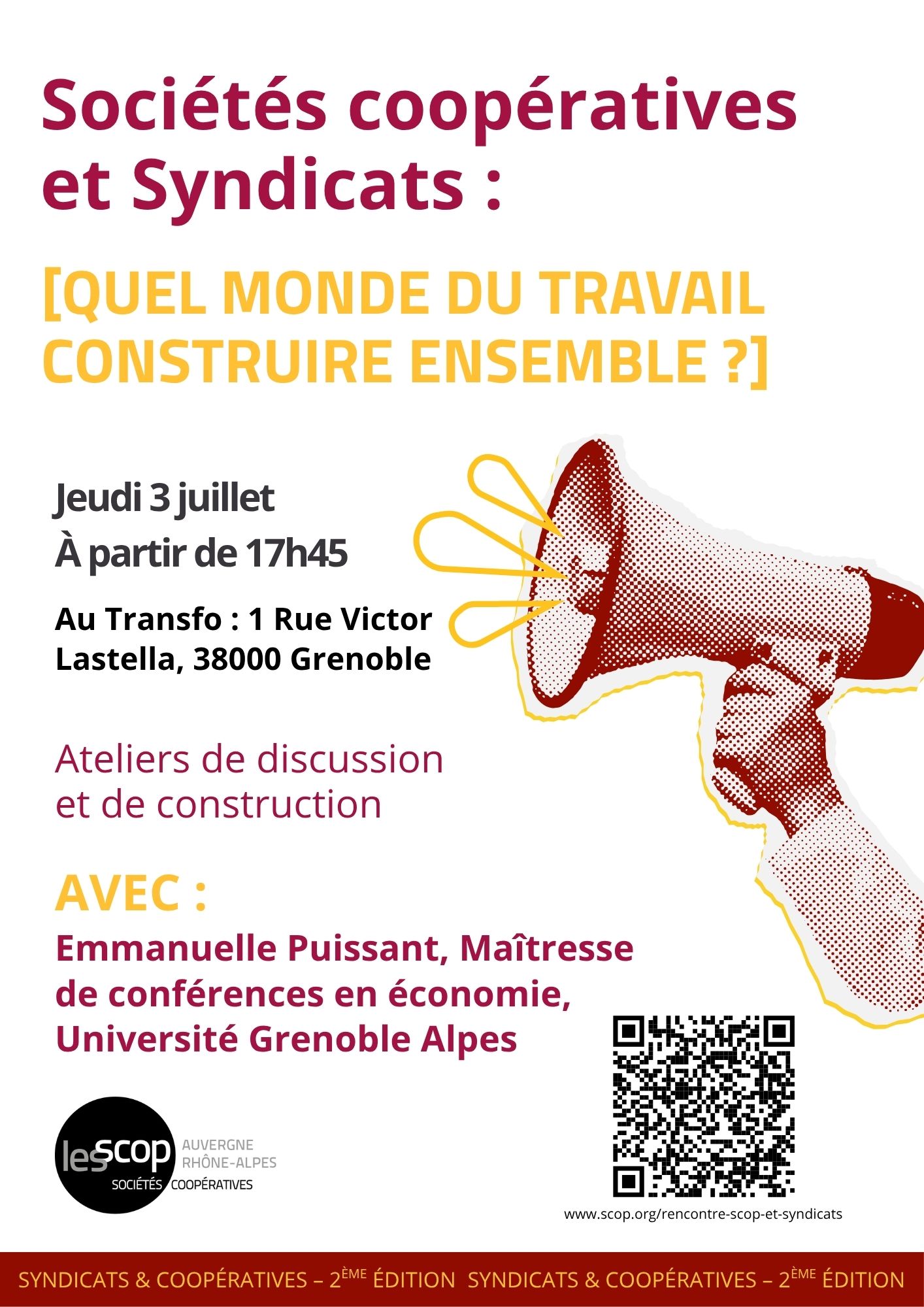 Sociétés coopératives et syndicats : quel monde du travail voulons-nous ?