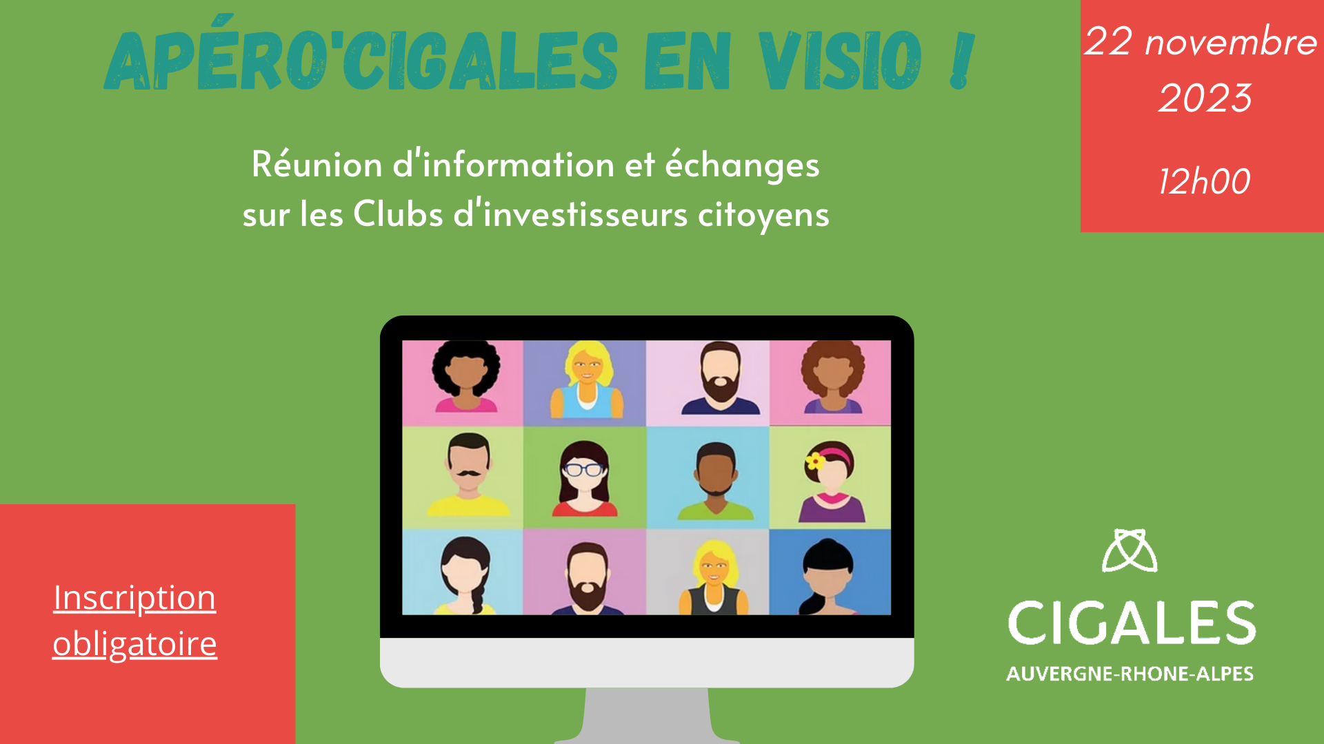 Apéro CIGALES – découvrez les clubs d&rsquo;investisseurs citoyens