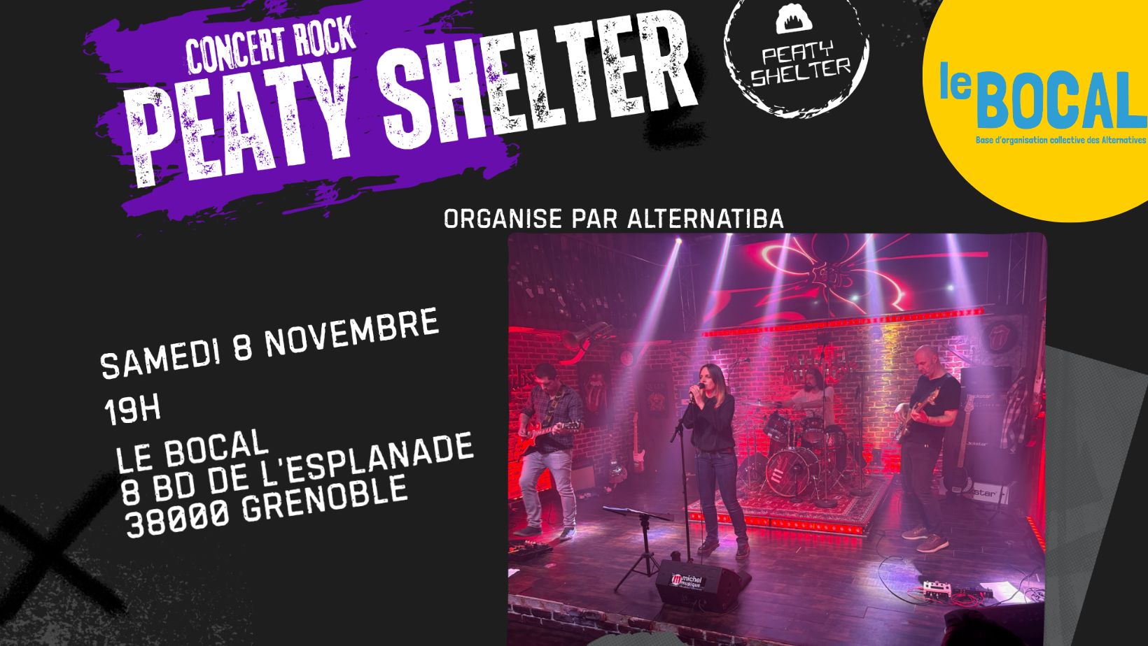 👩🏼‍🎤🤘🏽Concert Peaty Shelter 🤘🏽👩🏼‍🎤