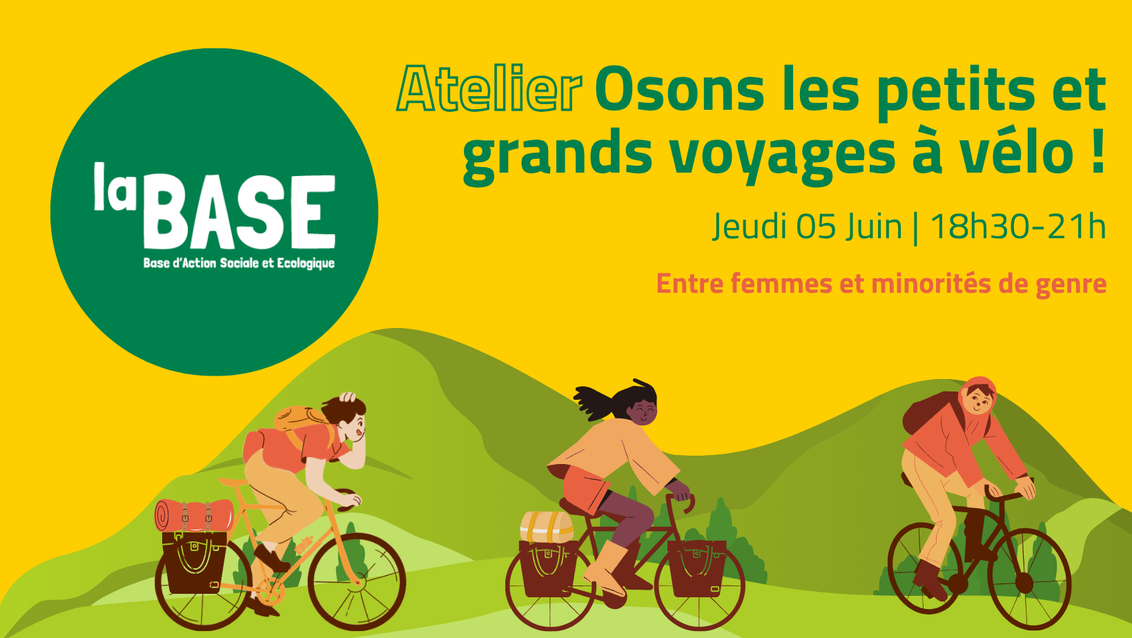 🚴‍♀️ Osons les petits et grands voyages à vélo !