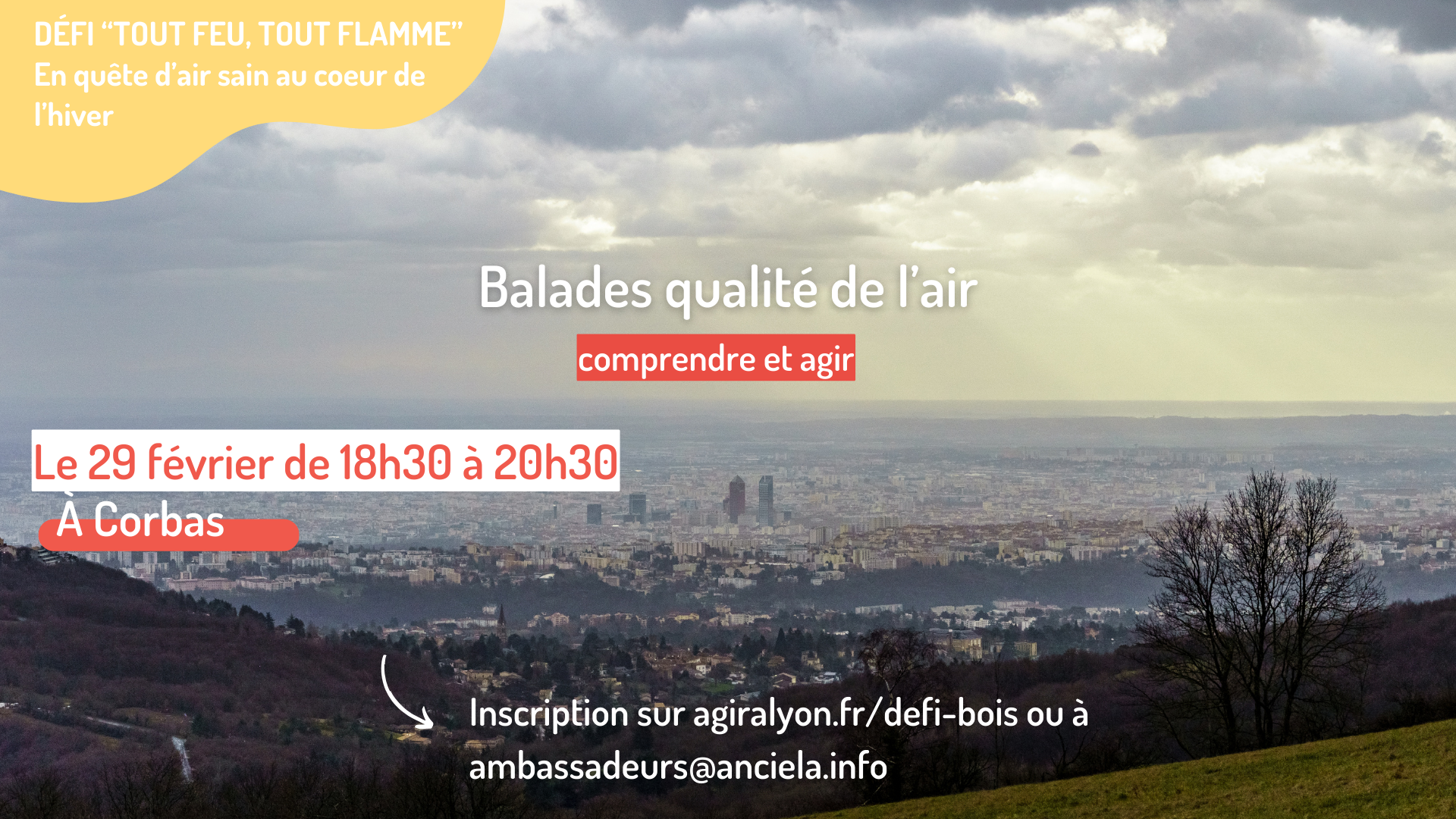 Balades de mesure de qualité de l’air | Défi « Tout feu, tout flamme » Balades de mesure de qualité de l’air | Défi « Tout feu, tout flamme »