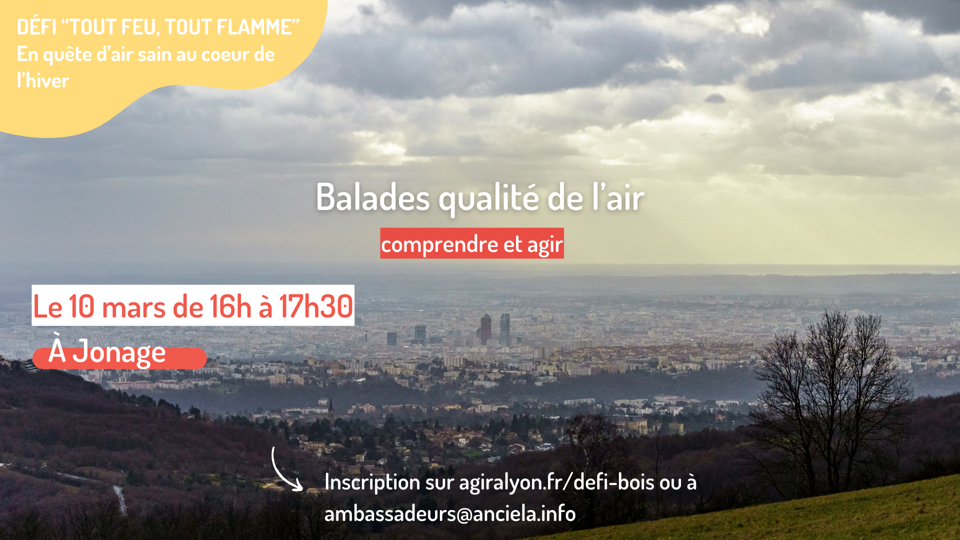 Balades de mesure de qualité de l’air | Défi « Tout feu, tout flamme » Balades de mesure de qualité de l’air | Défi « Tout feu, tout flamme »
