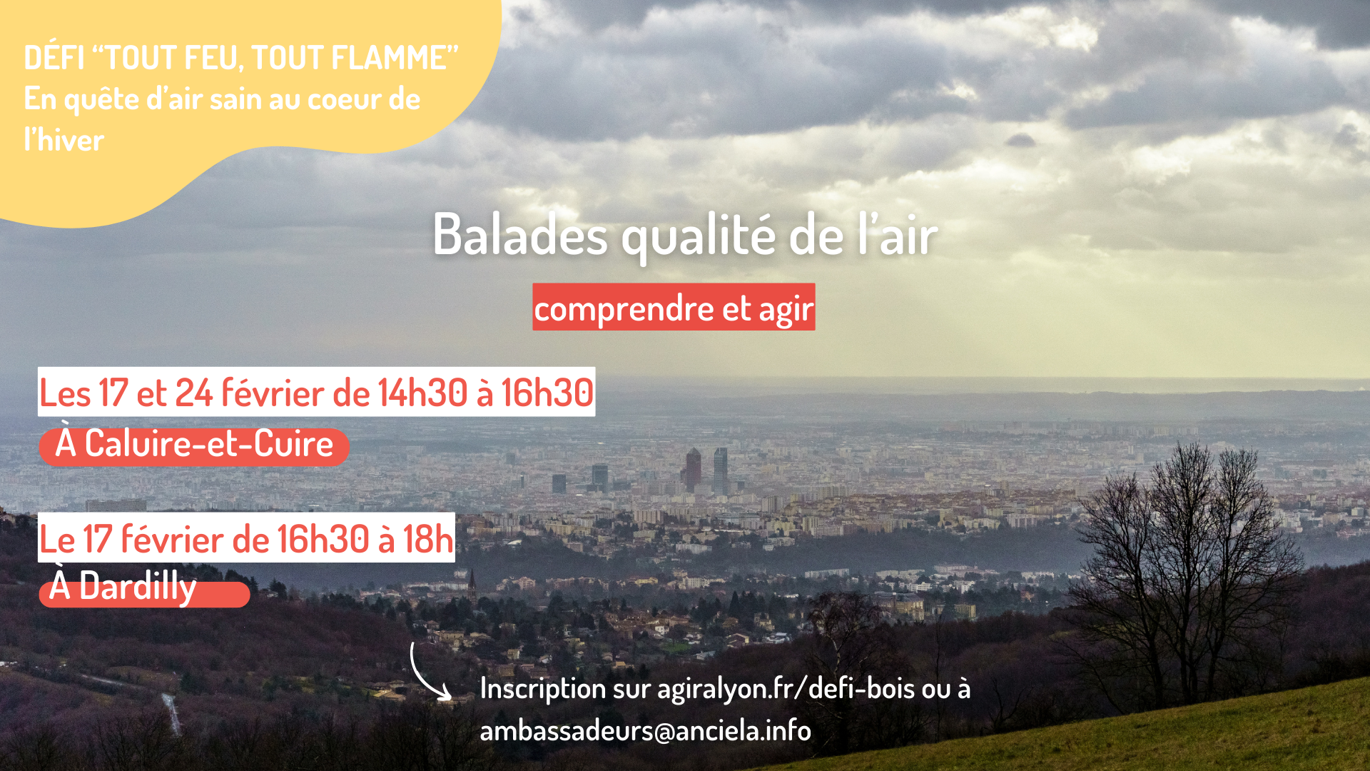 Balades de mesure de qualité de l’air | Défi « Tout feu, tout flamme » Balades de mesure de qualité de l’air | Défi « Tout feu, tout flamme »