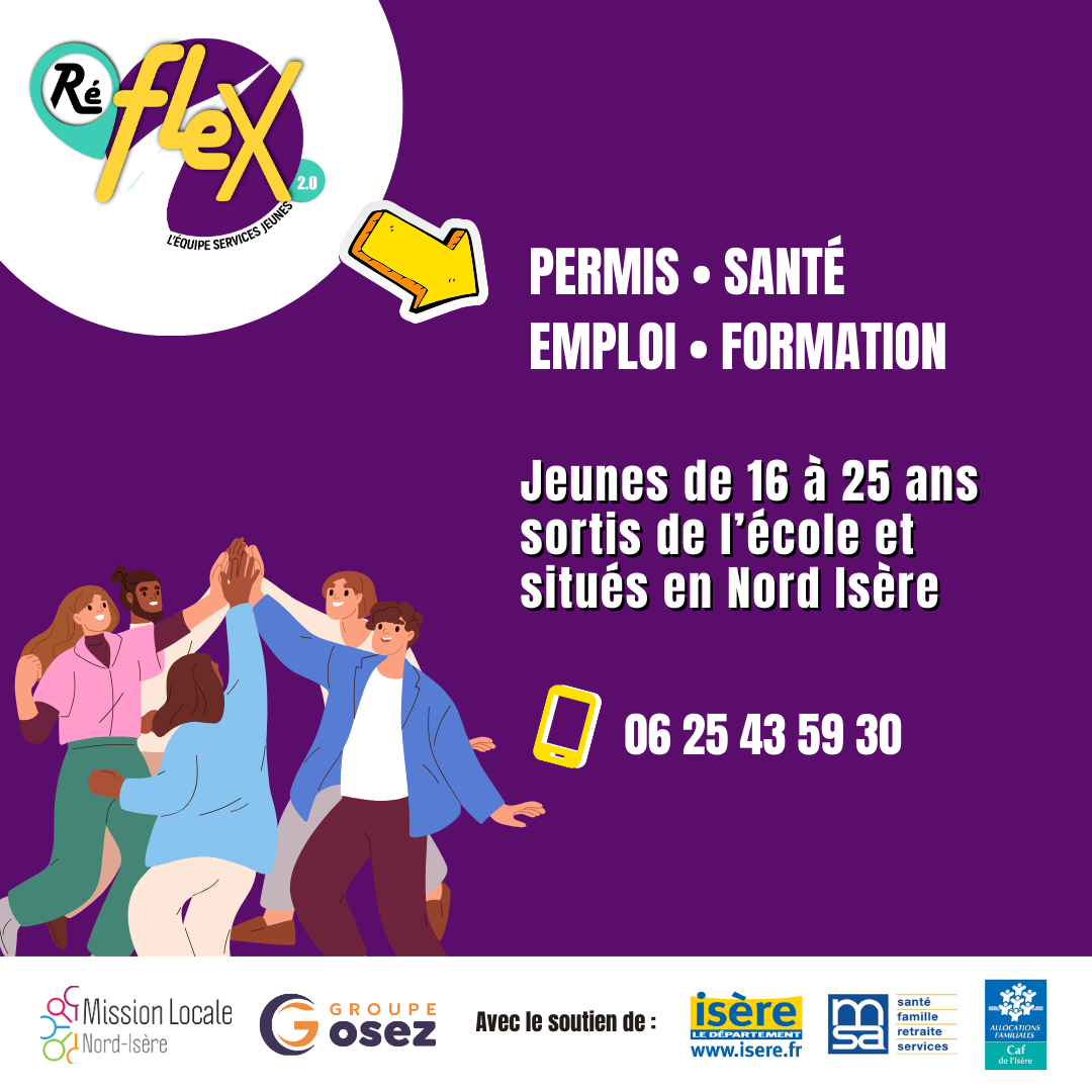 S’engager auprès des jeunes sortis de l’école  sans solution et situés en Nord Isère