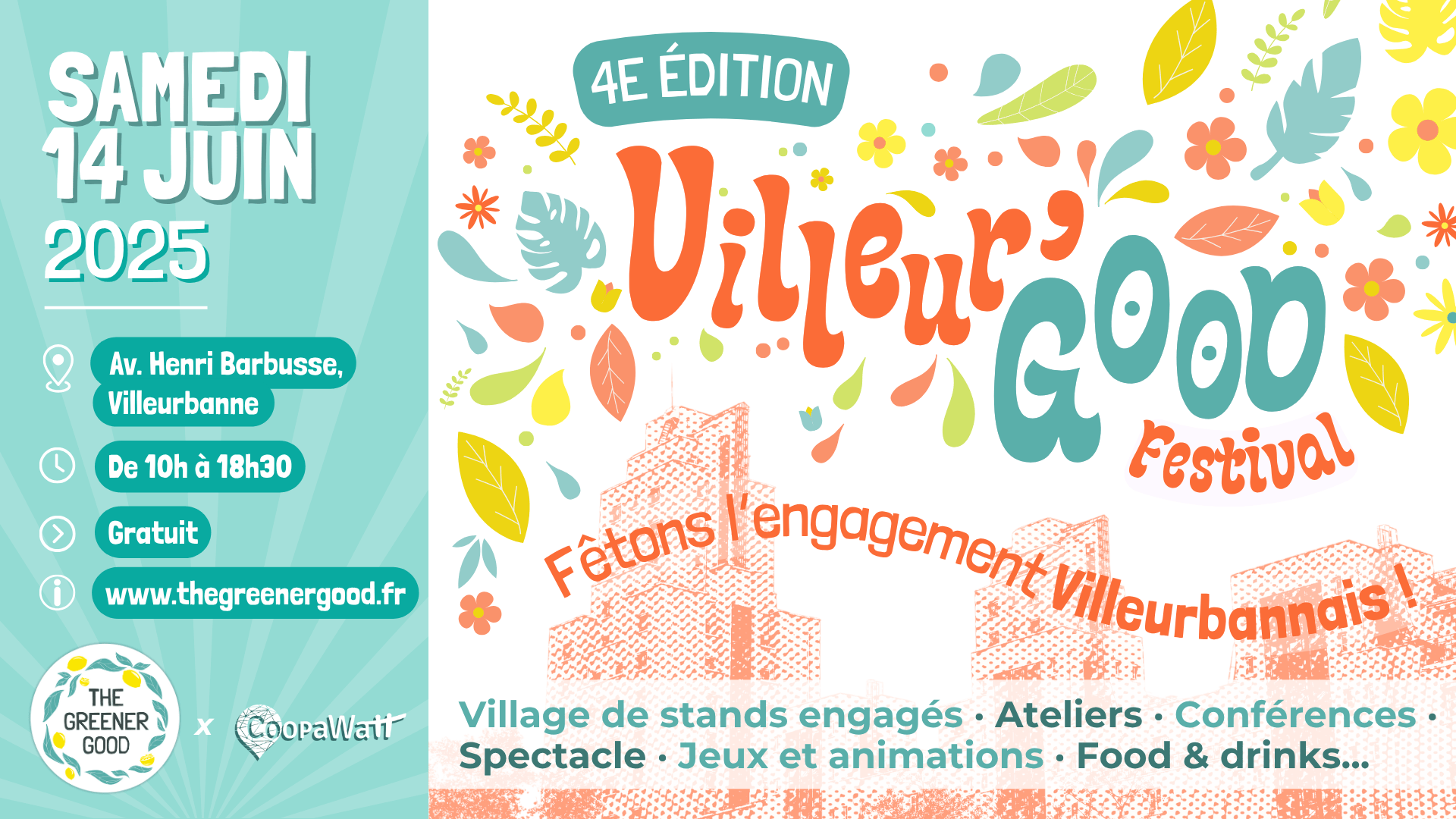 🌼 Villeur’GOOD Festival 2025 – 4e édition 🌼 Villeur’GOOD Festival 2025 – 4e édition
