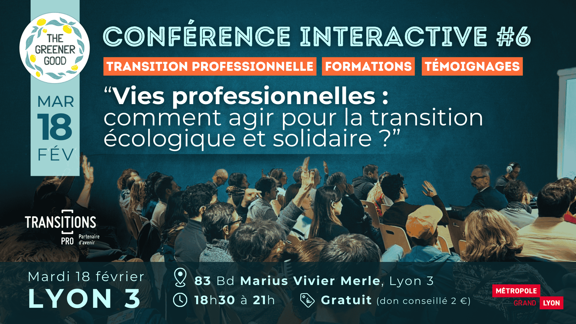 Conférence – Vies professionnelles : comment agir pour la transition écologique et solidaire ? 🤷🌿 Conférence – Vies professionnelles : comment agir pour la transition écologique et solidaire ? 🤷🌿 