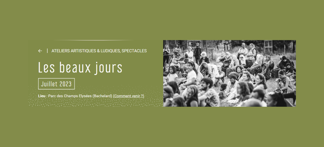 Les Beaux Jours, le festival !
