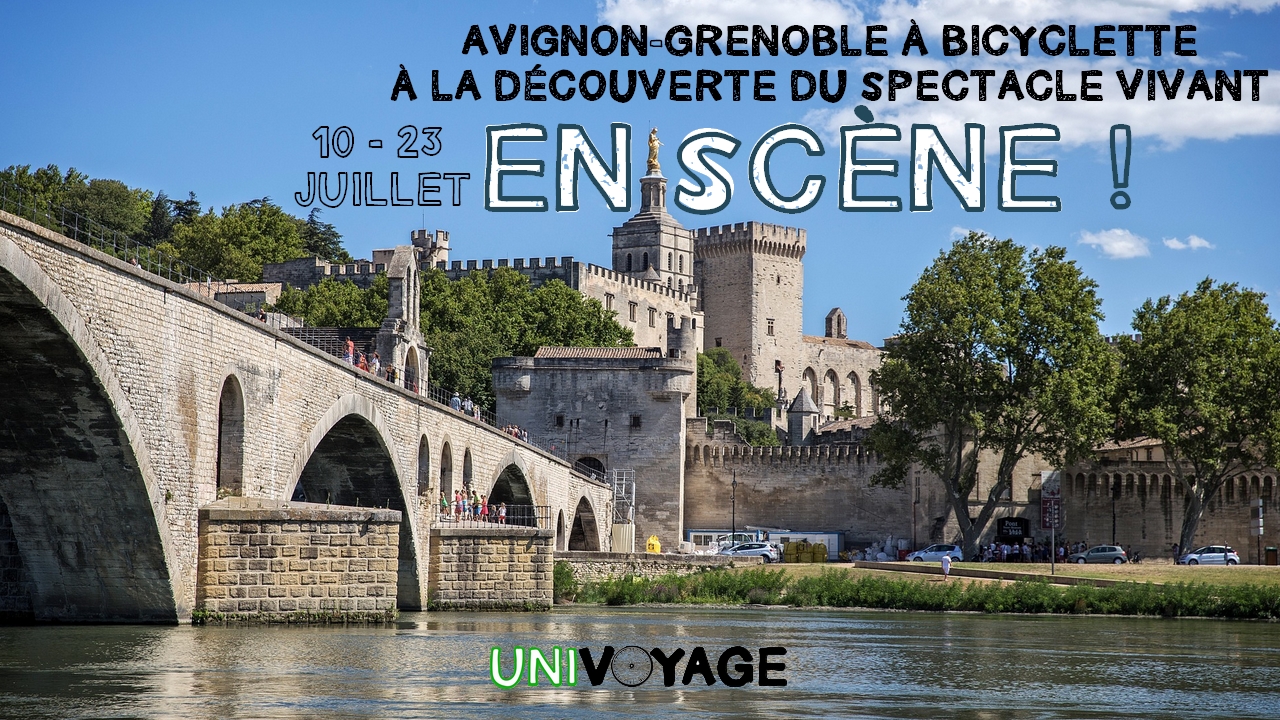 En Scène ! Avignon-Grenoble à bicyclette, à la découverte du spectacle vivant En Scène ! Avignon-Grenoble à bicyclette, à la découverte du spectacle vivant