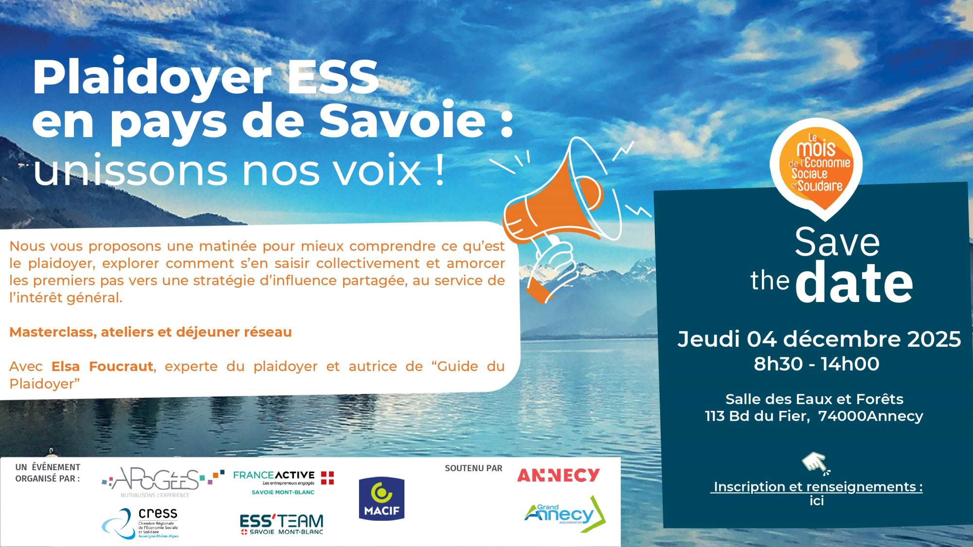 Plaidoyer ESS : unissons nos voix ! Plaidoyer ESS : unissons nos voix !