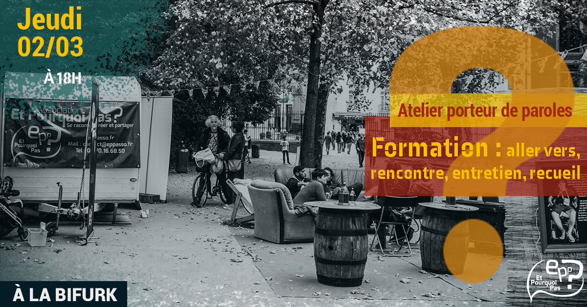 Atelier porteur de paroles : FORMATION 02/03