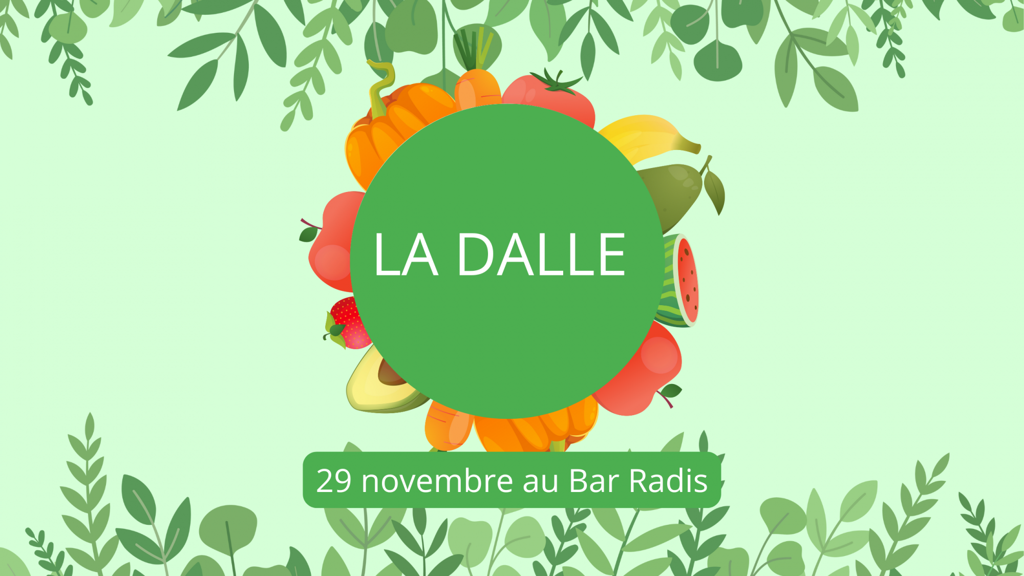 Fête d’ouverture de la DALLE le 29 novembre Fête d’ouverture de la DALLE le 29 novembre