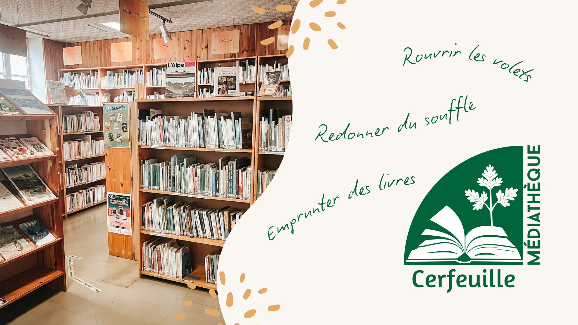 « Rouvrir les volets » : grâce à l’association Cerfeuille, la médiathèque de la MNEI renaît