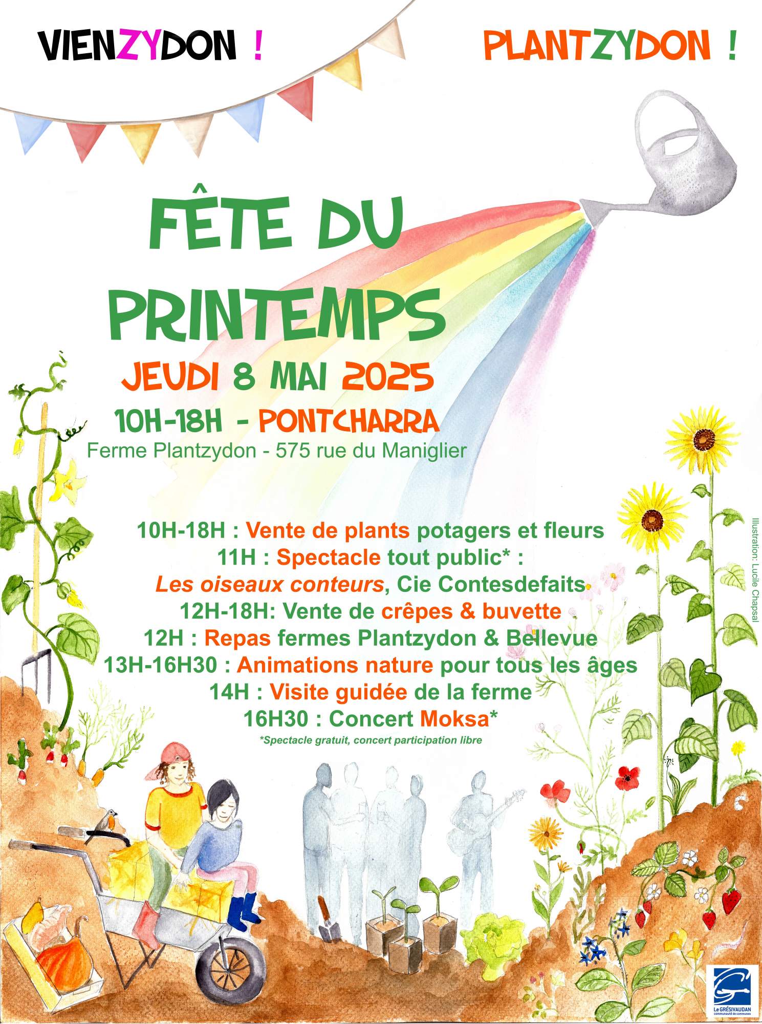 Fête du printemps à Plantzydon