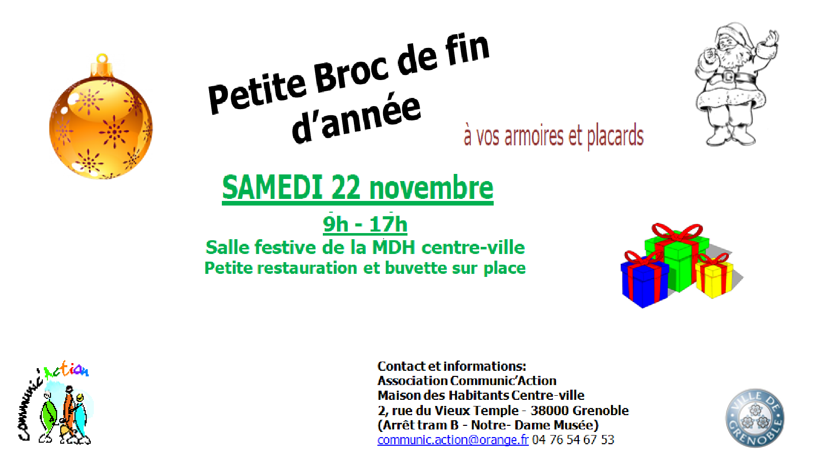 Petite Broc de Communic&rsquo;Action, MDH centre ville
