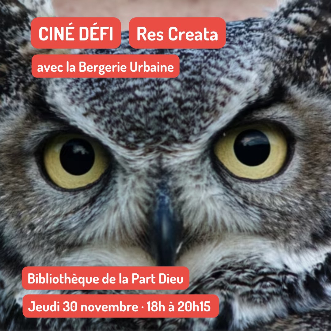 Ciné défi · Res Creata à la Bibliothèque de la Part Dieu Ciné défi · Res Creata à la Bibliothèque de la Part Dieu