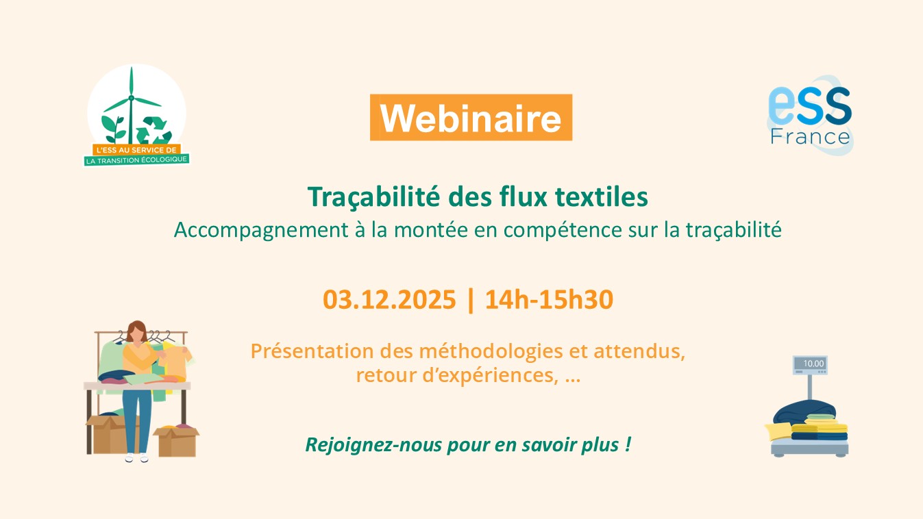 Traçabilité des flux textiles – Accompagnement à la montée en compétences Traçabilité des flux textiles – Accompagnement à la montée en compétences