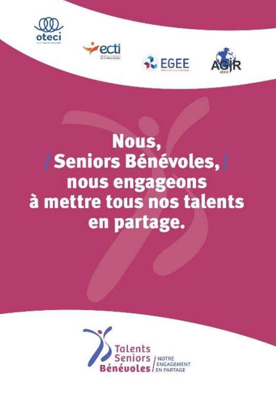 Talents Seniors Bénévoles : une coordination de quatre associations engagées dans le Bénévolat Senior de Compétences Talents Seniors Bénévoles : une coordination de quatre associations engagées dans le Bénévolat Senior de Compétences
