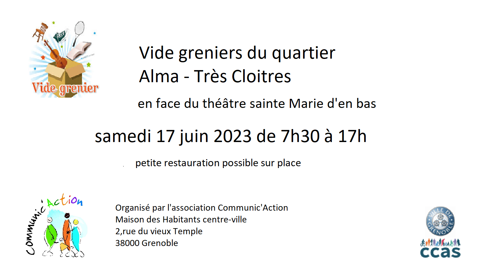 Vide greniers à Grenoble