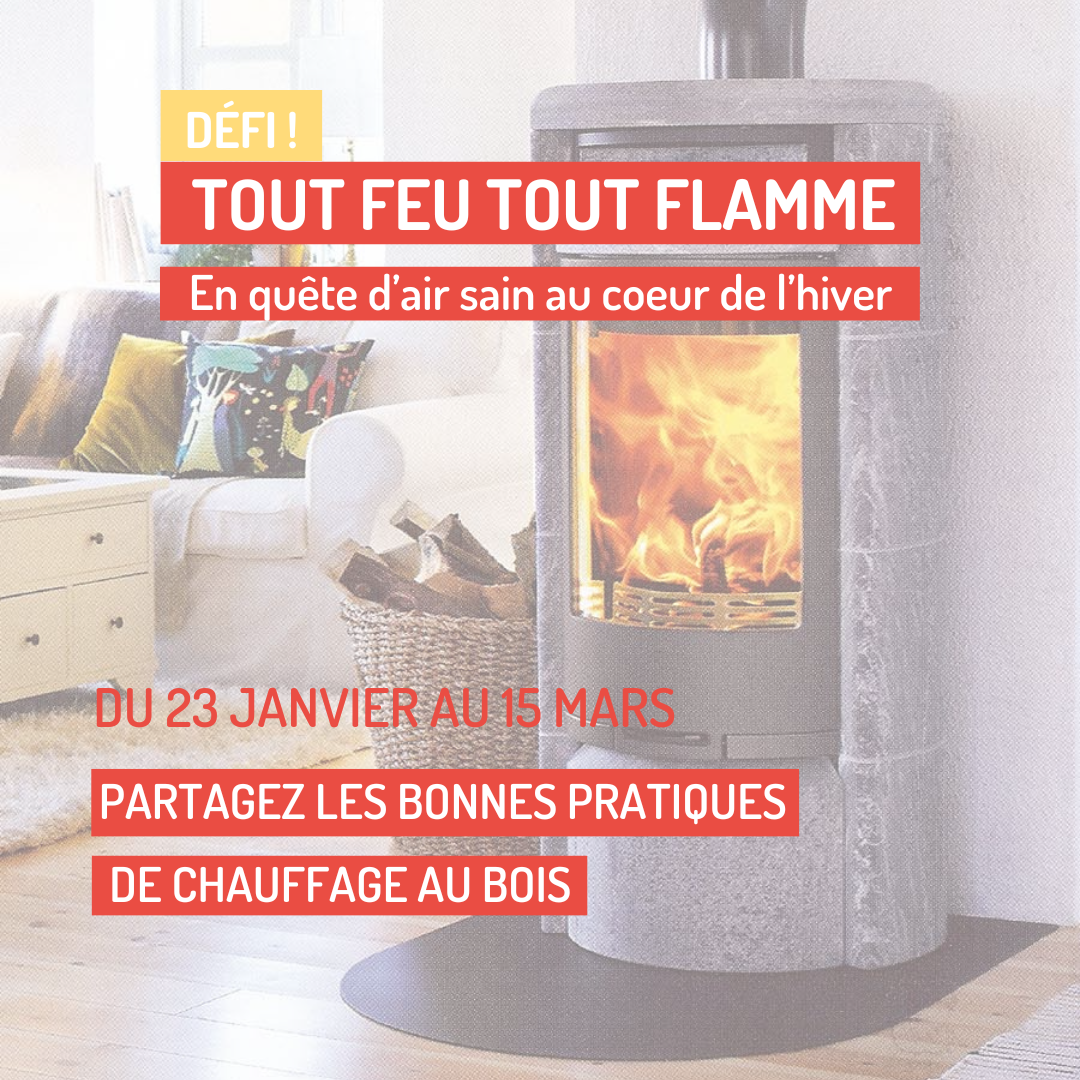 C’est parti pour le défi « Tout feu tout flamme » : en quête d’air sain au cœur de l’hiver