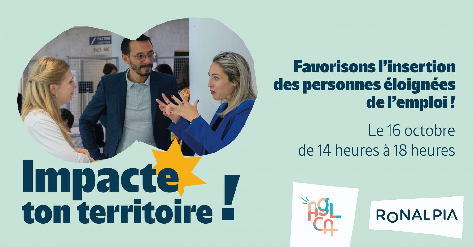 Impacte Ton Territoire : Favorisons l’insertion des personnes éloignées de l’emploi Impacte Ton Territoire : Favorisons l’insertion des personnes éloignées de l’emploi