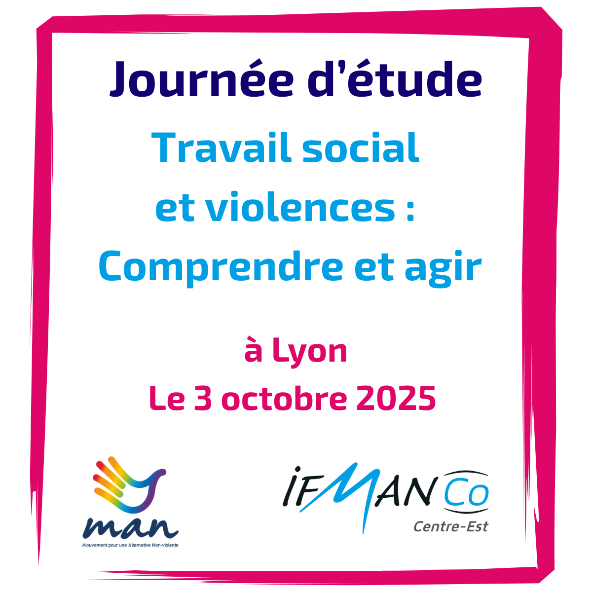 Journée d’étude – Travail social et violences : comprendre et agir Journée d’étude – Travail social et violences : comprendre et agir